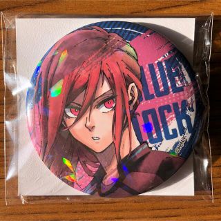 ブルーロック 千切 豹馬 ホログラム 缶バッジ くじメイトの通販|ラクマ
