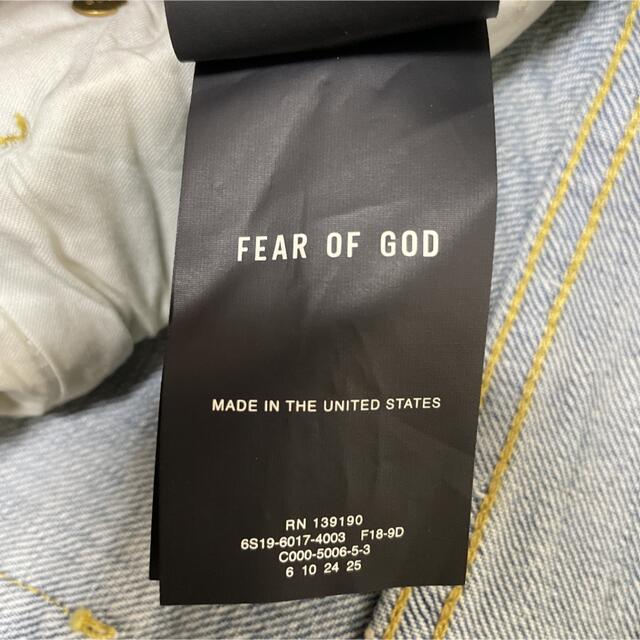 FEAR OF GOD 6th デニム　ジーンズjustinbieber