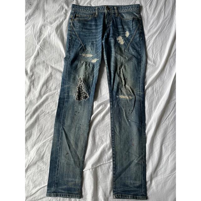 NUMBER (N)INE(ナンバーナイン)のNUMBER (N)INE DENIM  ナンバーナイン　ダメージデニム メンズのパンツ(デニム/ジーンズ)の商品写真