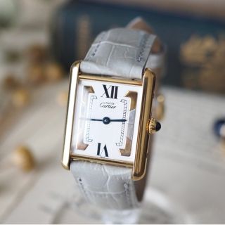 カルティエ(Cartier)の美品✴︎カルティエ マストタンク スリーカラー 純正尾錠✴︎ロレックス オメガ(腕時計)