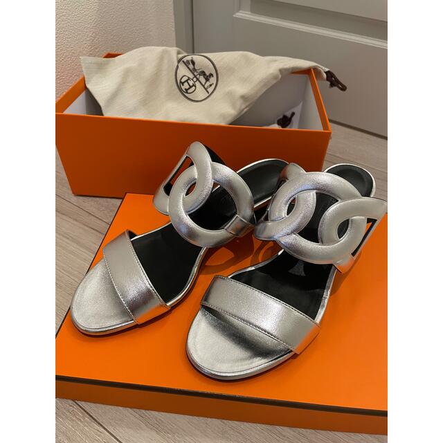 代引き人気 Hermes 未使用 24cm Bikiniサンダル37 新品エルメスビキニ