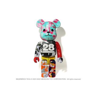 アベイシングエイプ(A BATHING APE)のエイプ28TH ベアブリック  BE@RBRICK BAPE 1000% #3(フィギュア)