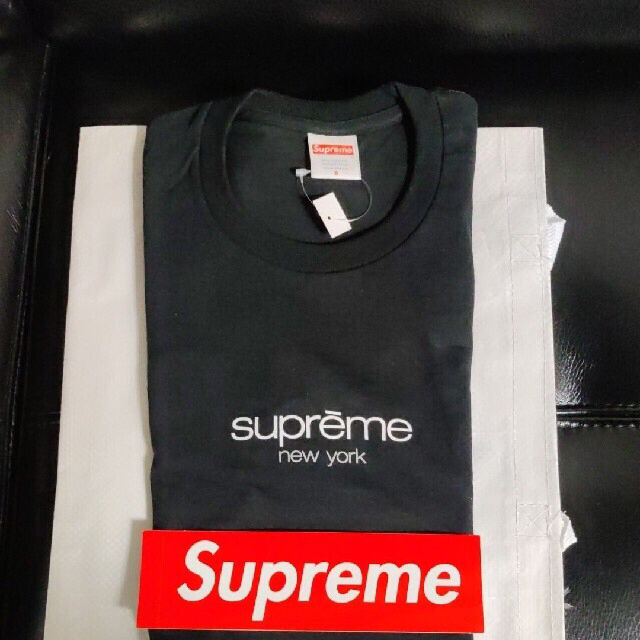 Supreme　classic logo tee　STシャツ/カットソー(半袖/袖なし)