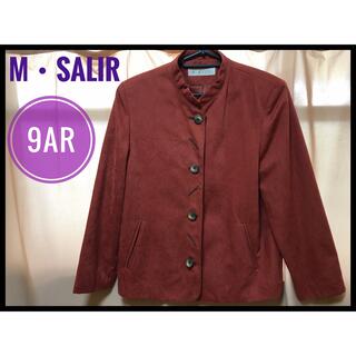 M・Salir ジャケット　9AR M ワインレッド　スーツ　ジャンパー　赤(テーラードジャケット)