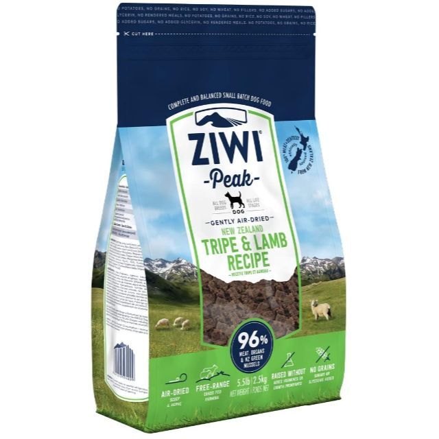 ジウィピーク ドッグフード トライプ&ラム 2.5kg Ziwipeak 高品質 8307
