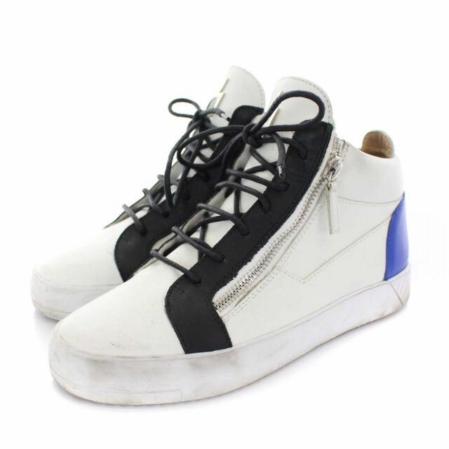 GIUSEPPE ZANOTTI  新品 ハイカットスニーカー  42 ホワイト