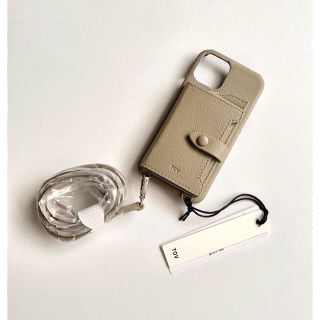 ユナイテッドアローズ(UNITED ARROWS)の新品 TOV iPhone 12 ケース グレージュ(iPhoneケース)