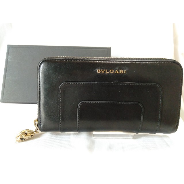 ブルガリ BVLGARI ラウンドファスナー長財布 セルペンティ