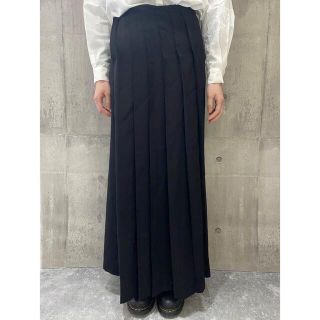 Yohji Yamamoto - ヨウジヤマモト ウールギャバ プリーツロング