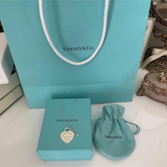 Tiffany & Co. ハート　タグキーペンダント　シルバー