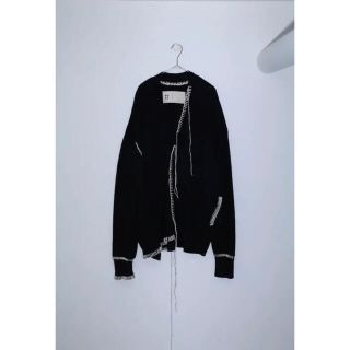 サンシー(SUNSEA)の"OUAT" -006- BLACK OFFICE CARDIGAN(カーディガン)