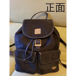 エムシーエム(MCM)のMCM  ヴィンテージ　リュック　バックパック　ブラック　希少(リュック/バックパック)