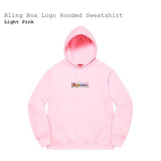 シュプリーム(Supreme)のbling box logo hooded sweatshirt(パーカー)