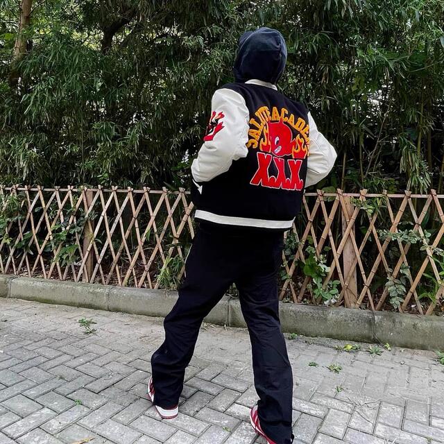 SALUTE FLAME DEVIL サルーテ スタジャン ジャケット正規品 S