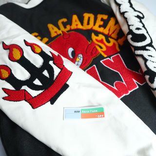 SALUTE FLAME DEVIL サルーテ スタジャン ジャケット正規品 Sの通販 by