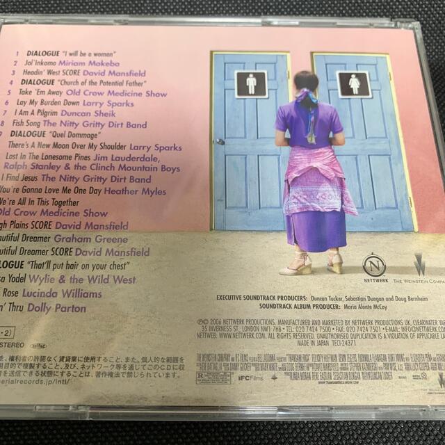 Transamerica/トランスアメリカ-日本盤サウンドトラック CD エンタメ/ホビーのCD(映画音楽)の商品写真
