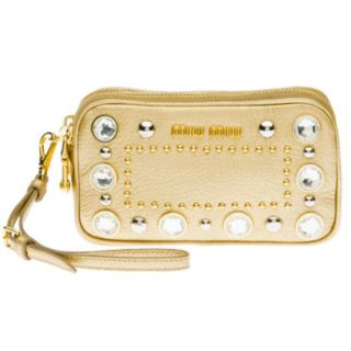 ミュウミュウ(miumiu)のMiuMiu クリスタルビジョー ポーチ  超レア(ポーチ)