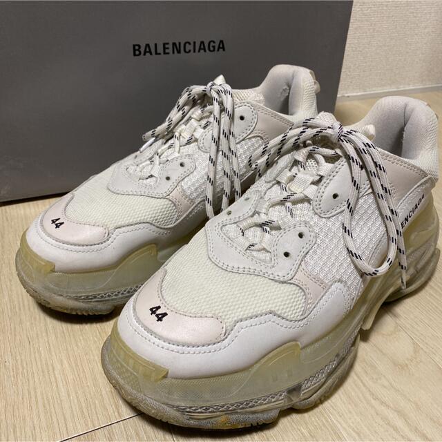 中古】 Balenciaga tripleS クリアソール black\ おトク情報がいっぱい