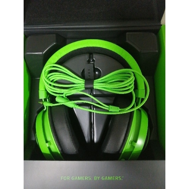 Razer Kraken Green ゲーミングヘッドセット 使用1回