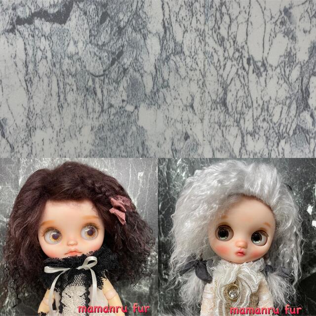 blythe _w-193桜ピンク三つ編み✨チベットラムフルスキンウィッグ