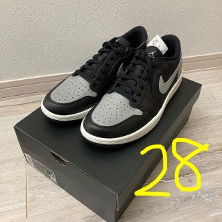 ナイキ(NIKE)のNIKE GOLF AIR JORDAN1 LOW 28 シャドウ(スニーカー)