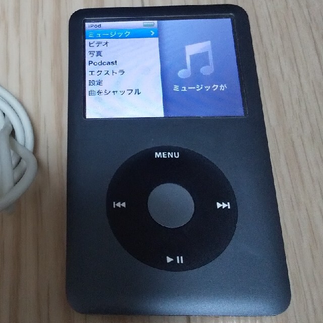 iPod(アイポッド)のiPod 160GB A1238 シルバー(ジャンク品扱い) スマホ/家電/カメラのオーディオ機器(ポータブルプレーヤー)の商品写真