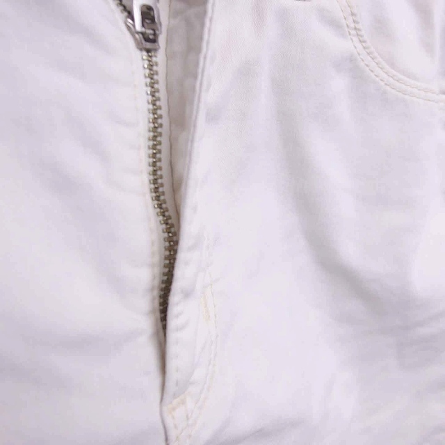 Lee(リー)のリー LEE タイト スカート ひざ丈 ジップフライ 薄手 M ホワイト レディースのスカート(ひざ丈スカート)の商品写真