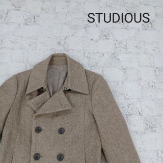 ステュディオス(STUDIOUS)のSTUDIOUS ステュディオス カシミヤブレンドピーコート(ピーコート)