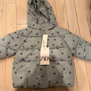 ザラキッズ(ZARA KIDS)のZARA 新品未使用　ダウン　コート　90 95 18M 24M 女の子　ガール(コート)