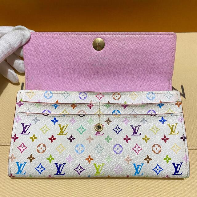 ✨美品✨ ルイヴィトン 財布 マルチカラー ポルトフォイユ サラ ピンク