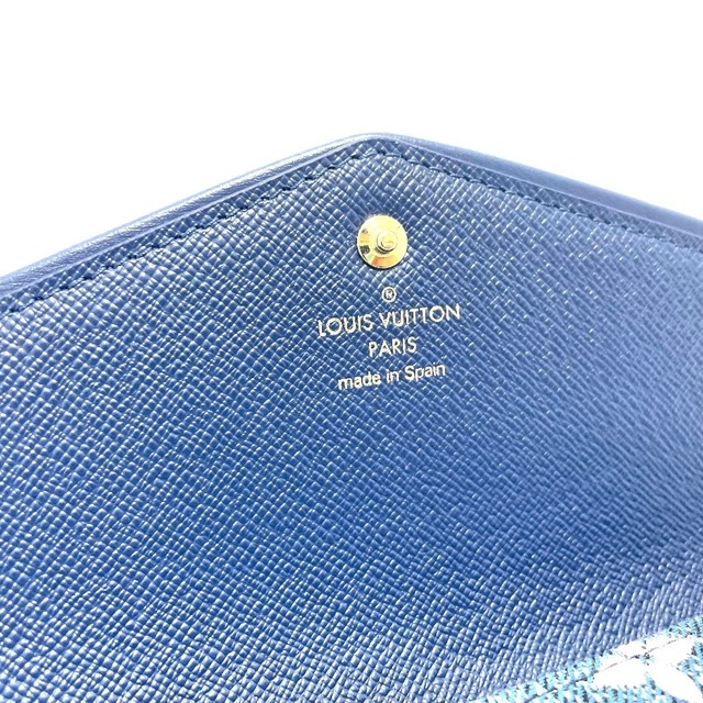 ルイヴィトン LOUIS VUITTON ポルトフォイユ・サラ M81183 モノグラムデニム 長財布 モノグラムデニム アリーヌ ブルー 新品ファッション小物