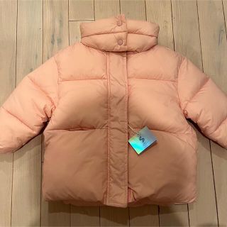 ザラキッズ(ZARA KIDS)のZARA ダウンジャケット アウター　ピンク　女の子　95 100 2y 3y(コート)