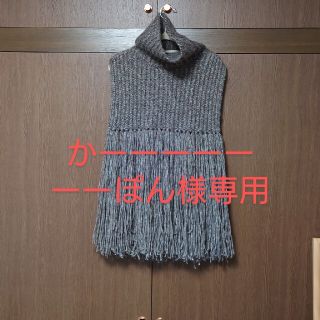 ハイク(HYKE)のHYKE TURTLENECK SWEATER CAPE(ポンチョ)