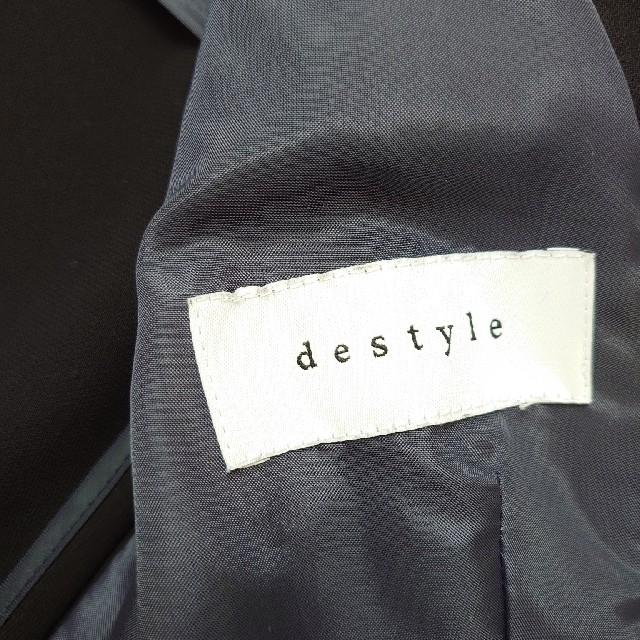 THE SUIT COMPANY(スーツカンパニー)のスーツカンパニーdestyle ネイビーパンツスーツ　3点セット レディースのフォーマル/ドレス(スーツ)の商品写真