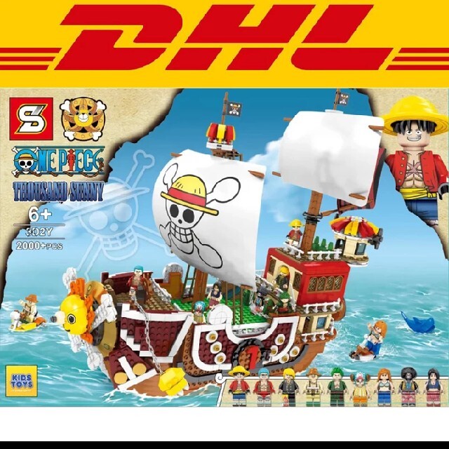 ワンピース サウザンドサニー号lego互換ブロックミニフィグ9体セット ルフィ Mottomo Shinrai キャラクターグッズ Cpmalaysia Com