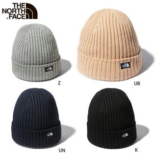 ザノースフェイス(THE NORTH FACE)のノースフェイス　ビーニー　ニット帽　ベージュ(ニット帽/ビーニー)