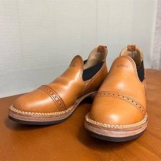 ウエスコ(Wesco)の美品　ウエスコ　ロメオ　廃盤レザー　ベジタン　8.5E セカンド品(ブーツ)