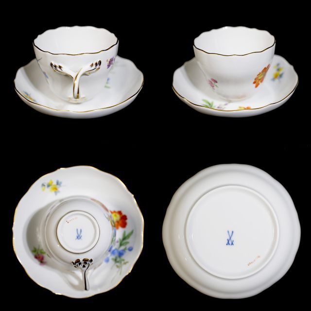 新着 マイセン 5つ花 1級品 カップ&ソーサー (1934-1944) デミタス - 食器