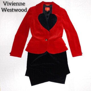 ヴィヴィアンウエストウッド(Vivienne Westwood)のvivienne westwood ラブジャケット & 変形スカート  サイズ3(スーツ)