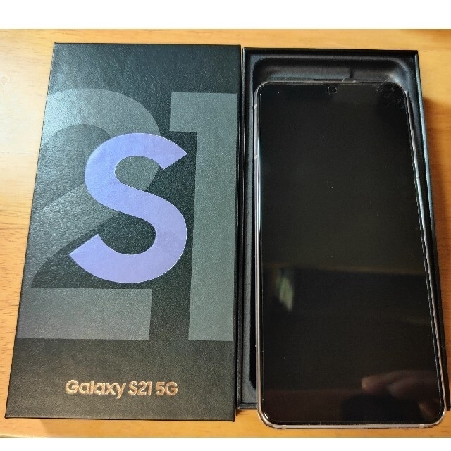 ○Simロック解除済新品 未使用 Galaxy S21 5G SCG09 ファントムバイオレット