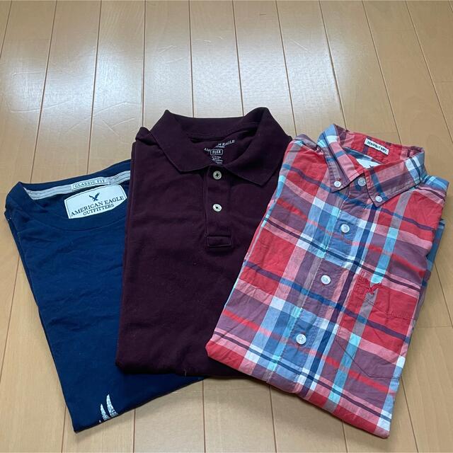 American Eagle(アメリカンイーグル)の【toda様専用】アメリカンイーグル　シャツ　トップス　XSサイズ　Sサイズ メンズのトップス(シャツ)の商品写真