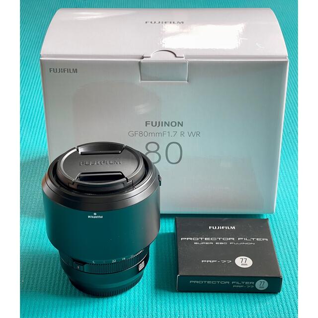 【超美品】GF80mmF1.7 R WR FUJIFILM ＋レンズフィルター