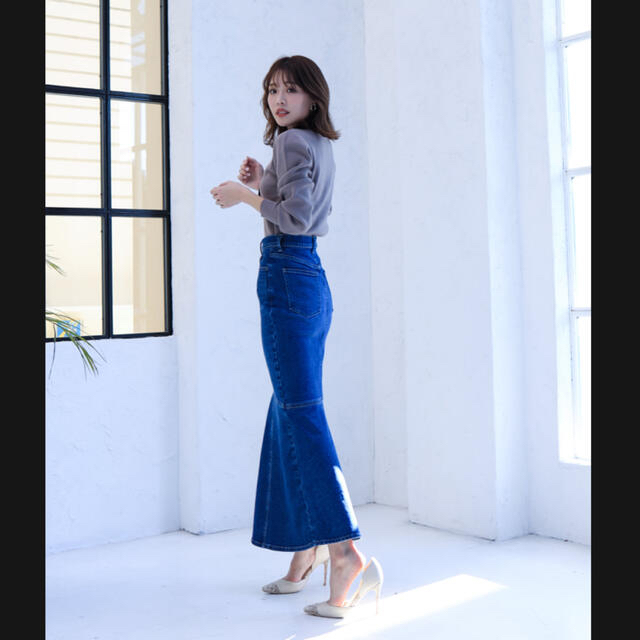 rienda - ELENORE/エレノア Mermaid Denim Skirtの通販 by K's rienda - ELENORE/エレノア Mermaid Denim Skirtの通販 by K's