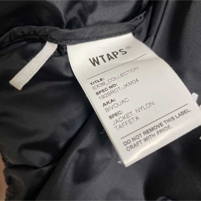 W)taps - wtaps 19aw bivouac jacket nylon taffetaの通販 by W)taps - wtaps 19aw bivouac jacket nylon taffetaの通販 by