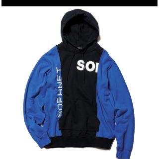 ソフ(SOPH)のSOPH./F.C.R.B/パーカー/L/黒/青/古着/定価以下(パーカー)