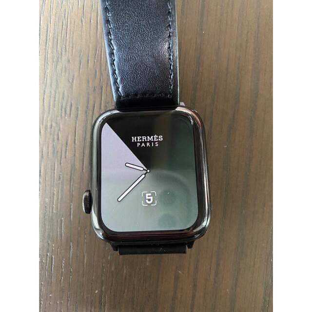 当季大流行 Watch Apple - エルメス　ブラック 5 Watch Apple 腕時計(デジタル)