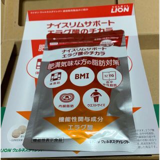 ライオン(LION)のナイスリムサポート　エラグ酸のチカラ62粒　1袋(ダイエット食品)