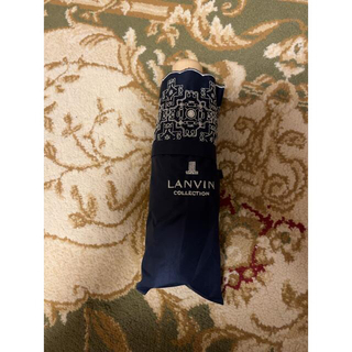ランバンオンブルー(LANVIN en Bleu)のランバン　折りたたみ傘　　日傘　雨傘　ネイビー(傘)