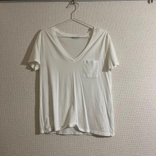 ザラ(ZARA)のZARA ザラ　ホワイト　Tシャツ(Tシャツ(半袖/袖なし))