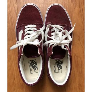 ヴァンズ(VANS)のVANSオールドスクール　25cm バーガンディ(スニーカー)